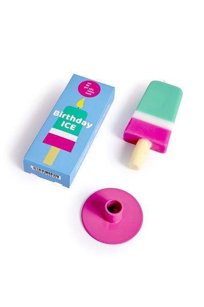 Kerze - Birthday Ice