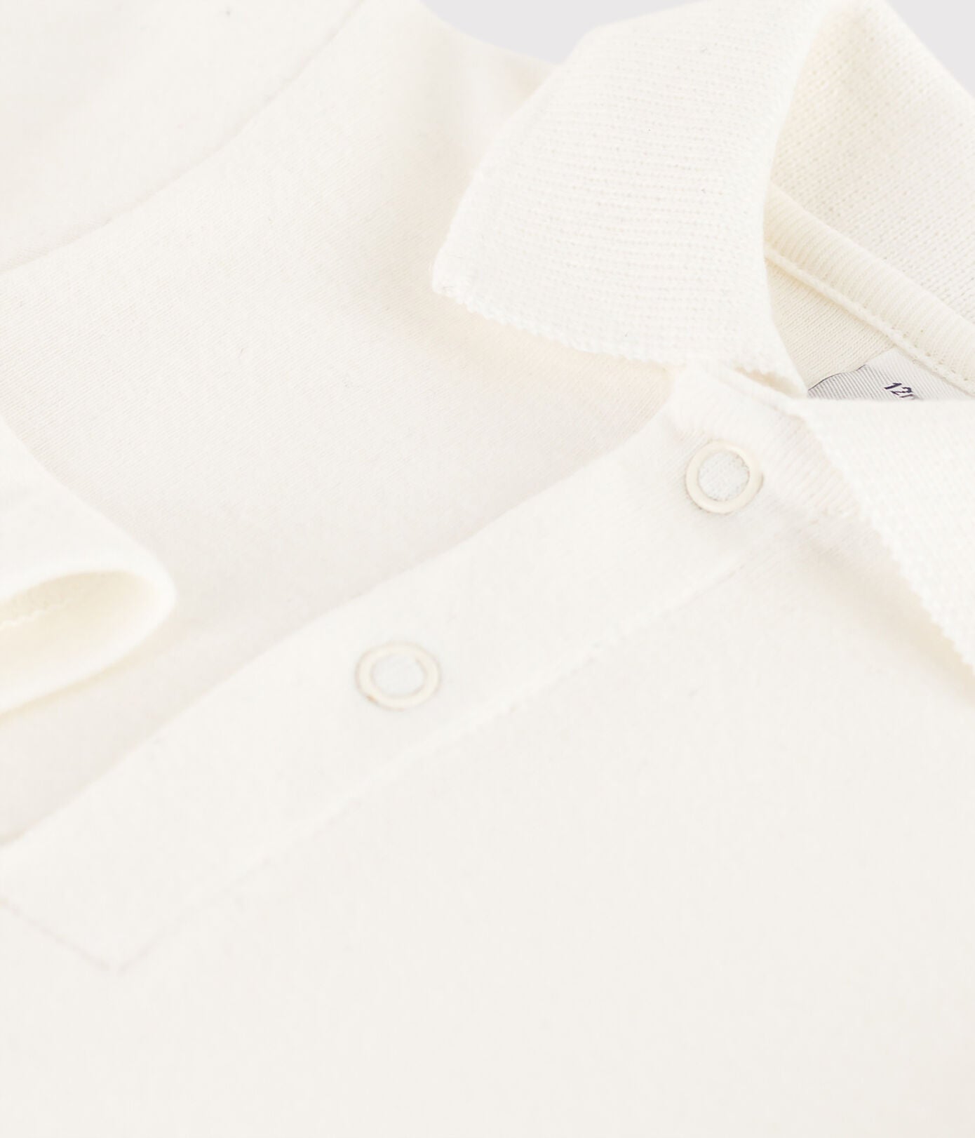 Langärmeliger Baby-Body mit Polokragen