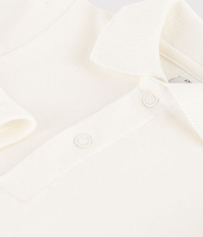 Langärmeliger Baby-Body mit Polokragen