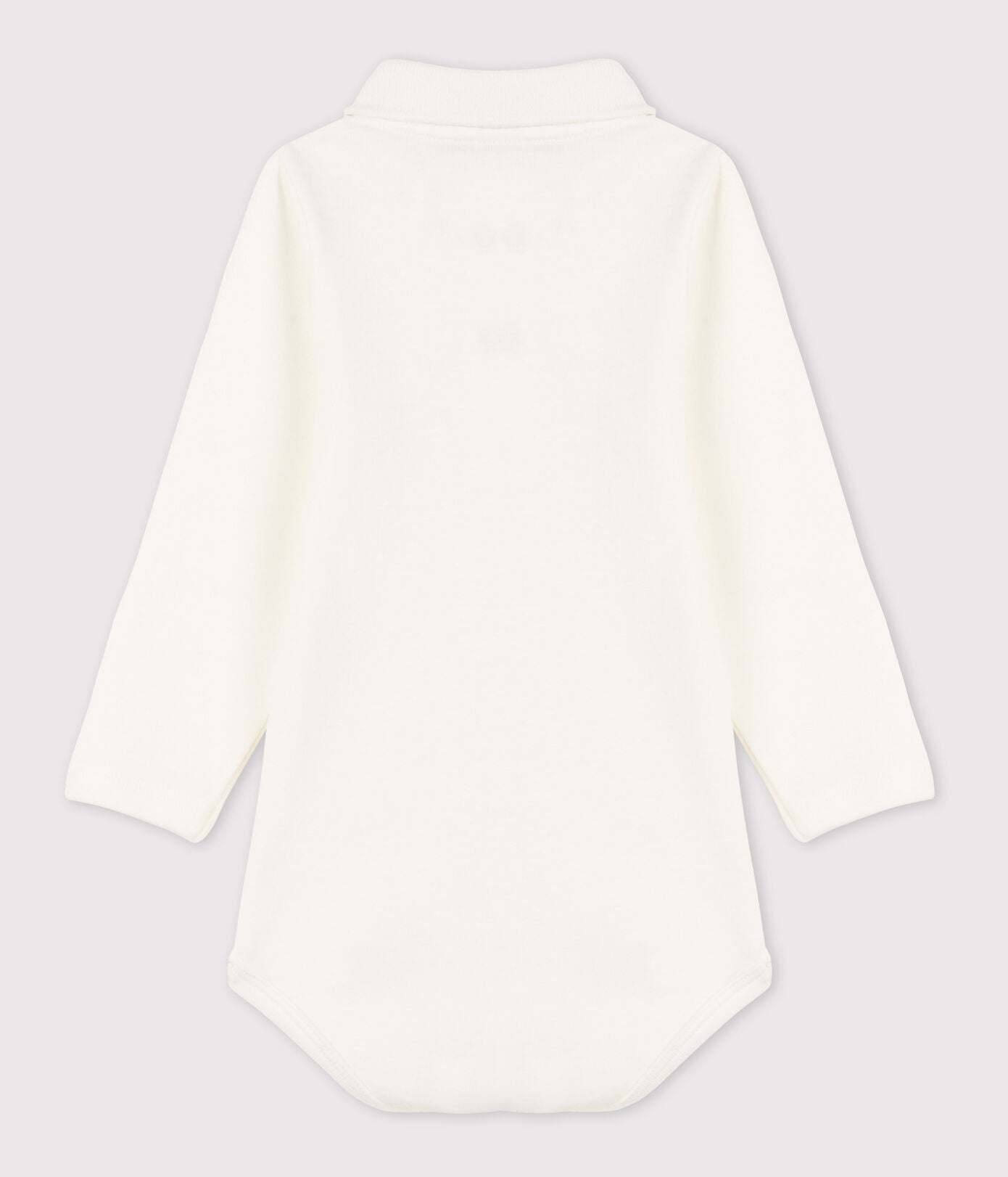 Langärmeliger Baby-Body mit Polokragen