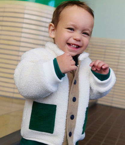 Baby-Mantel aus Sherpa