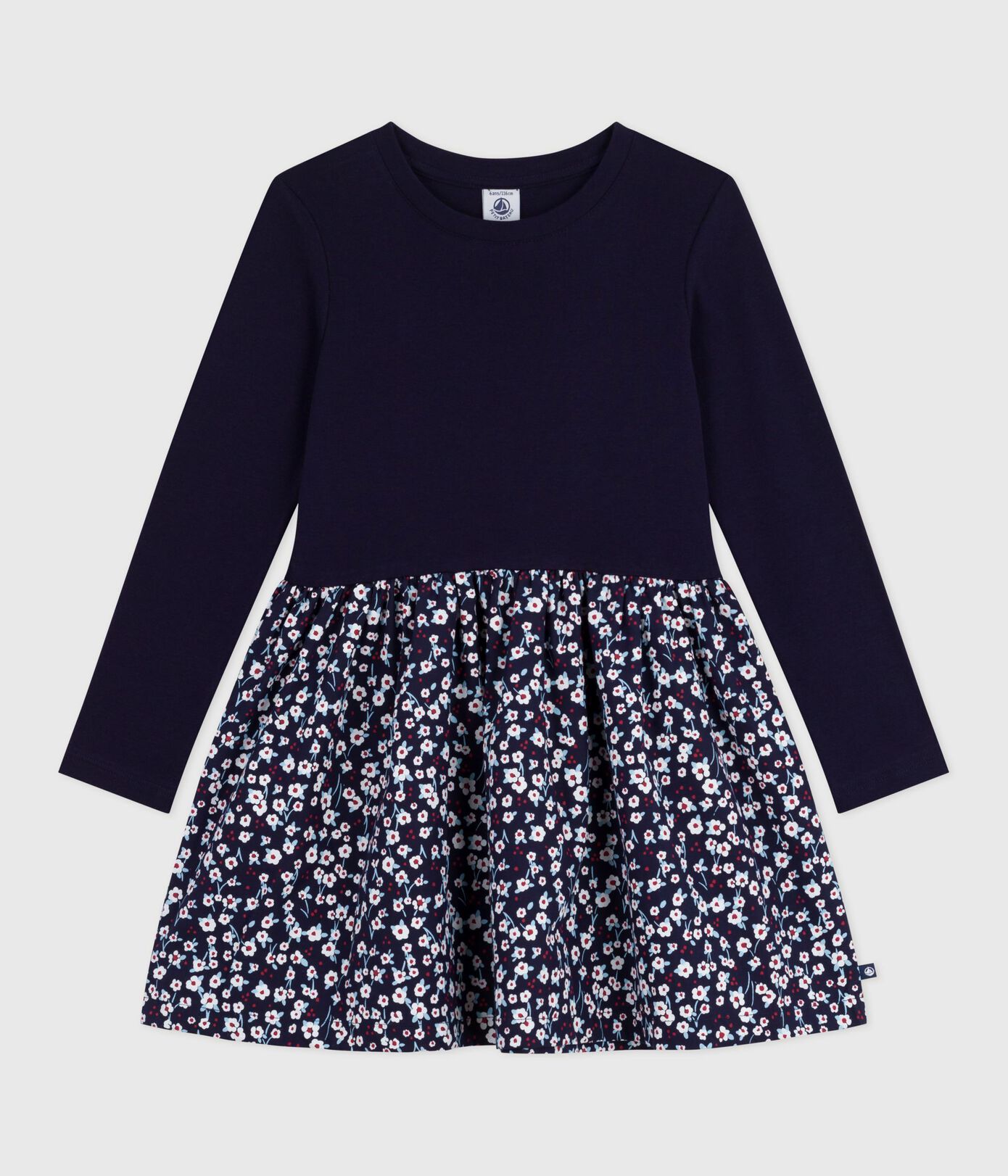 Langärmeliges Kinder-Kleid