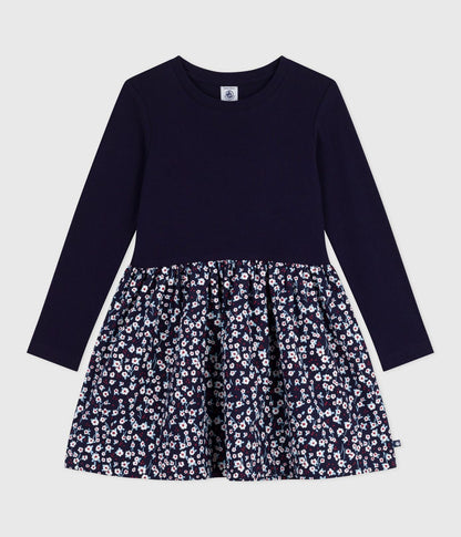 Langärmeliges Kinder-Kleid