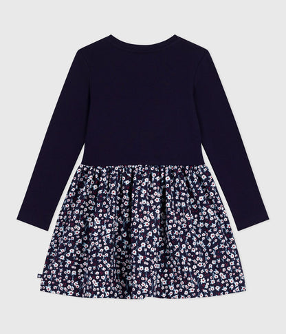 Langärmeliges Kinder-Kleid