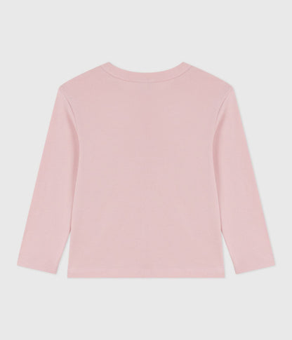 Langärmeliges Kinder-T-Shirt und Baumwolle