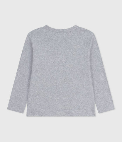 Langärmeliges Kinder-T-Shirt und Baumwolle
