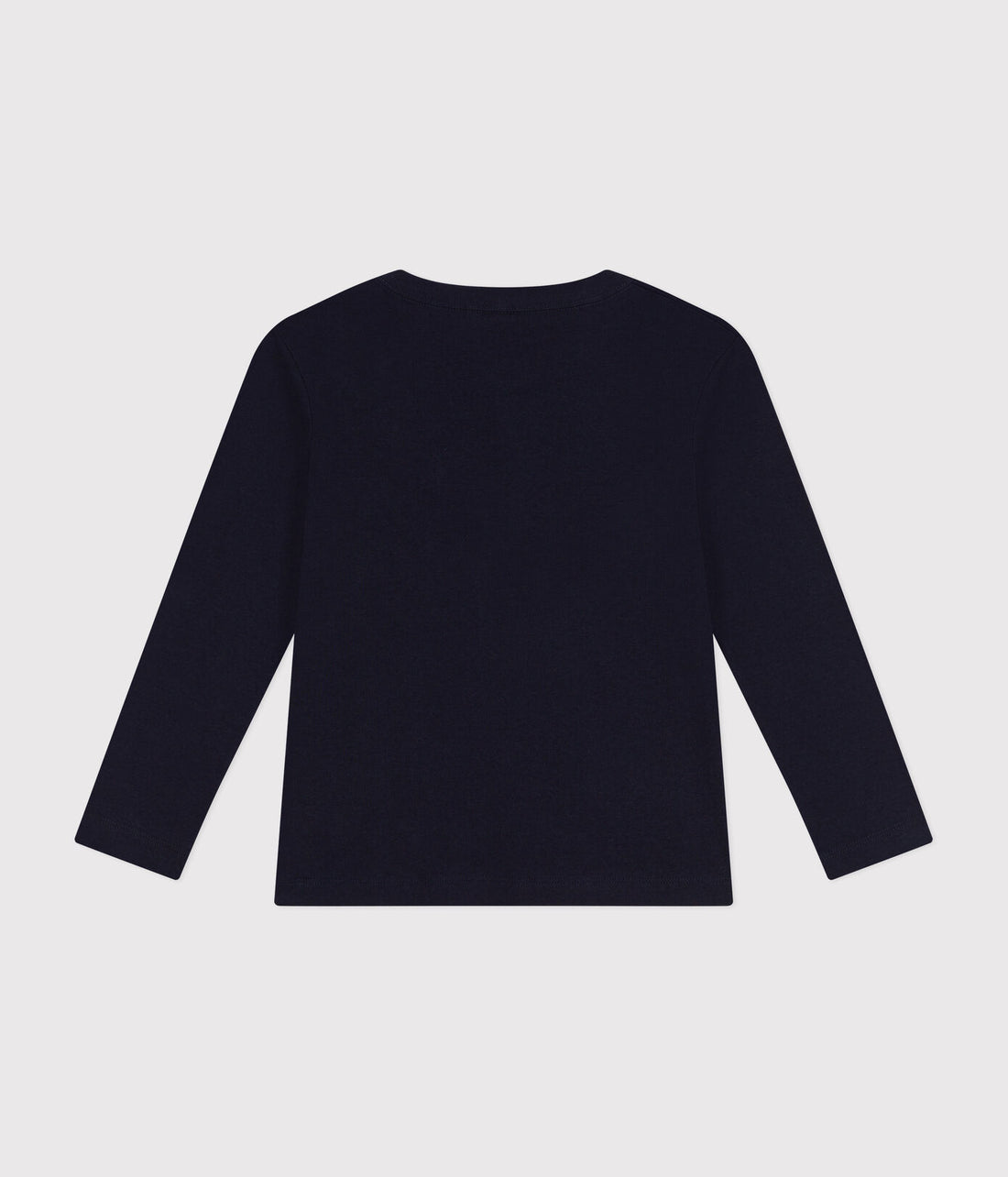 Langärmeliges Kinder-T-Shirt aus Rippstrick