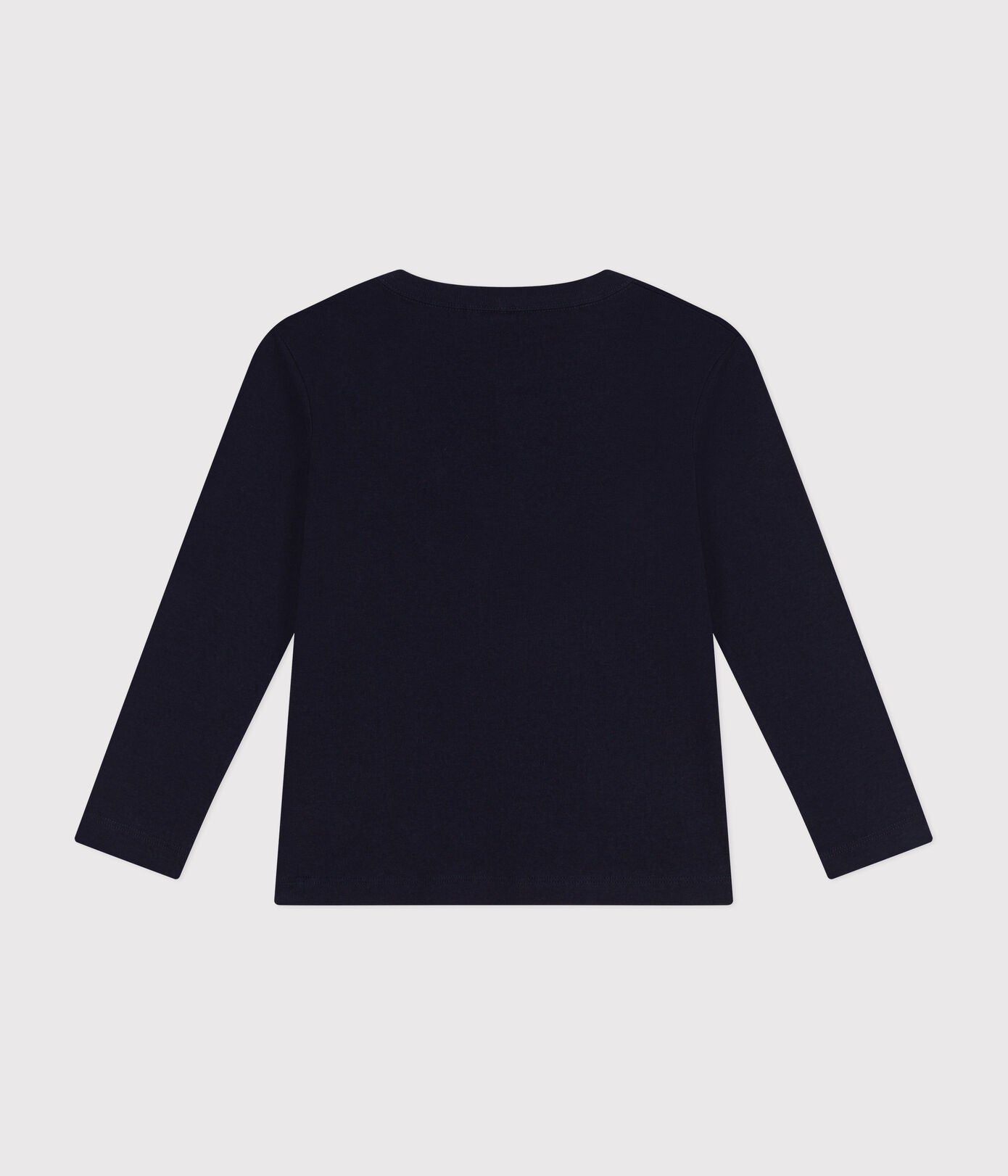 Langärmeliges Kinder-T-Shirt aus Rippstrick