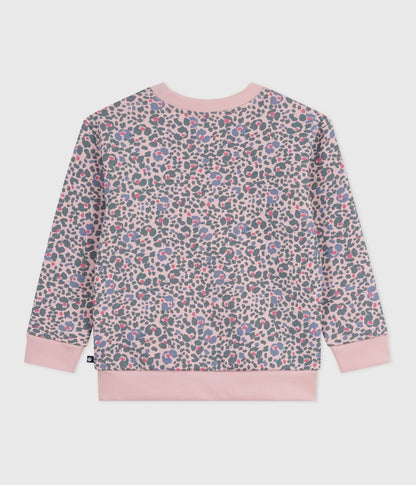 Kinder-Sweatshirt aus gemusterter Baumwolle
