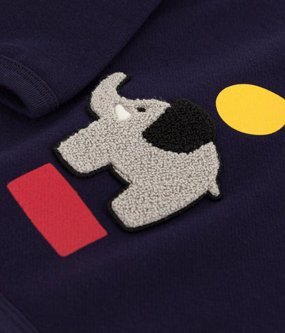 Baby-Sweatshirt mit Elefanten-Motiv
