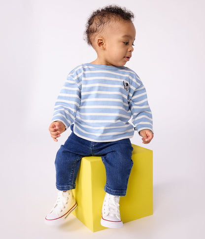 Baby-Streifenshirt aus Baumwolle