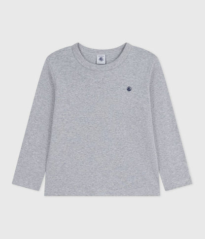 Langärmeliges Kinder-T-Shirt und Baumwolle