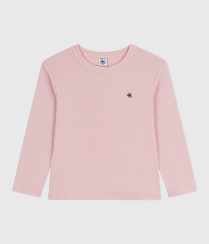 Langärmeliges Kinder-T-Shirt und Baumwolle