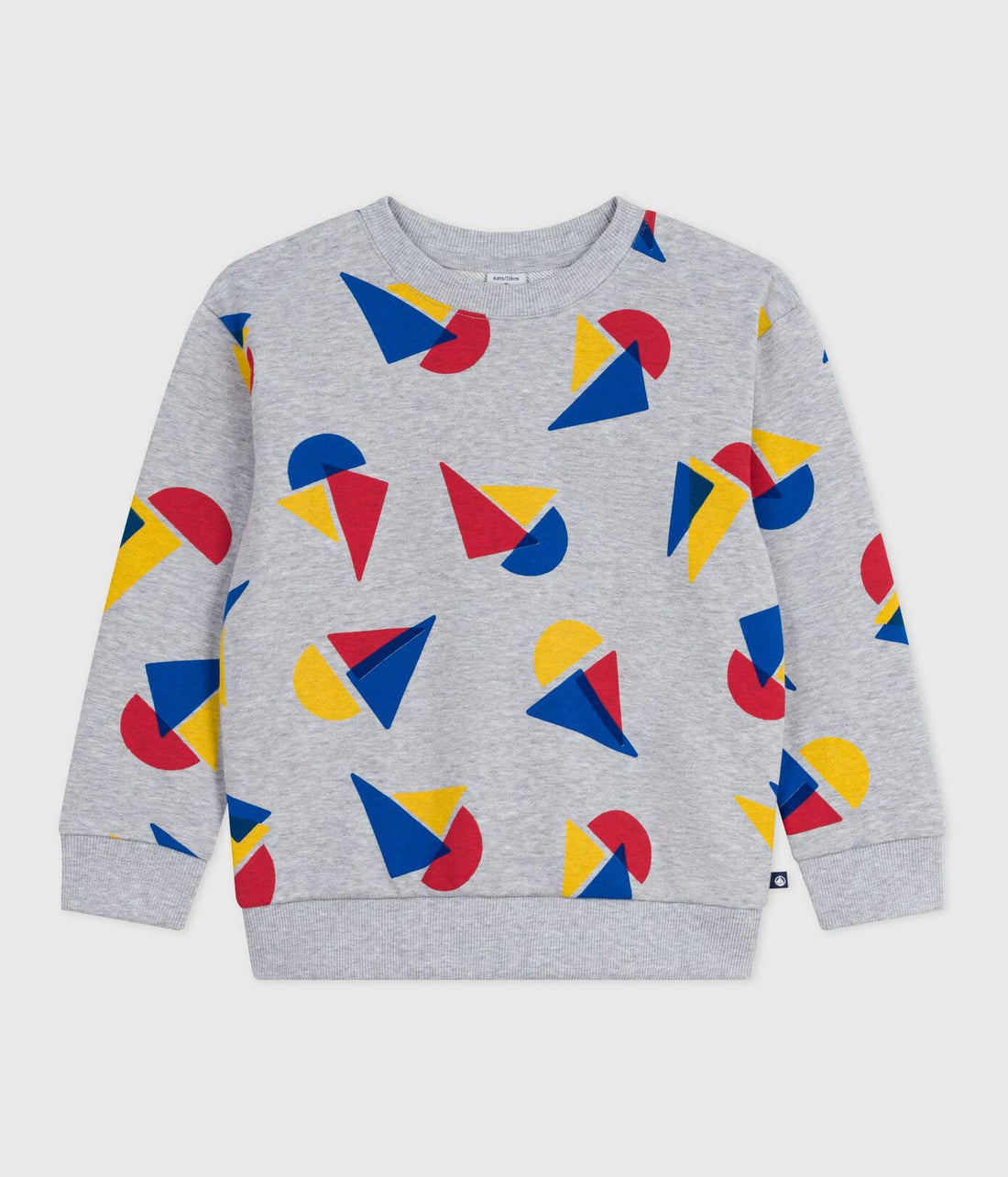 Kinder-Sweatshirt aus gemusterter Baumwolle