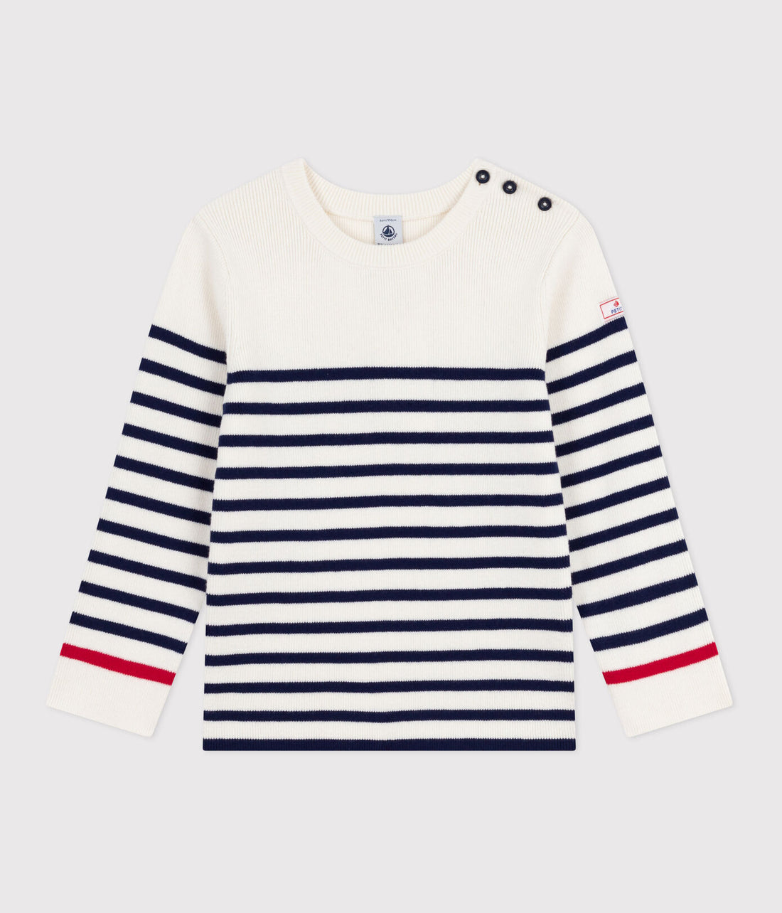 Kinder-Pullover aus Wolle und Baumwolle
