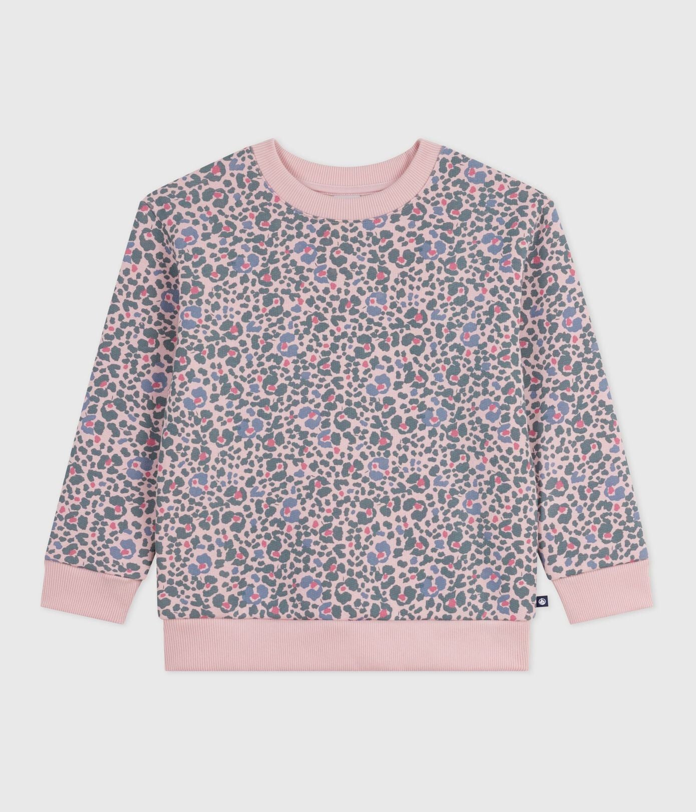 Kinder-Sweatshirt aus gemusterter Baumwolle