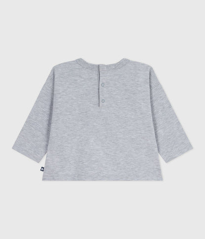 Langärmeliges Baby-T-Shirt mit Walmotiv