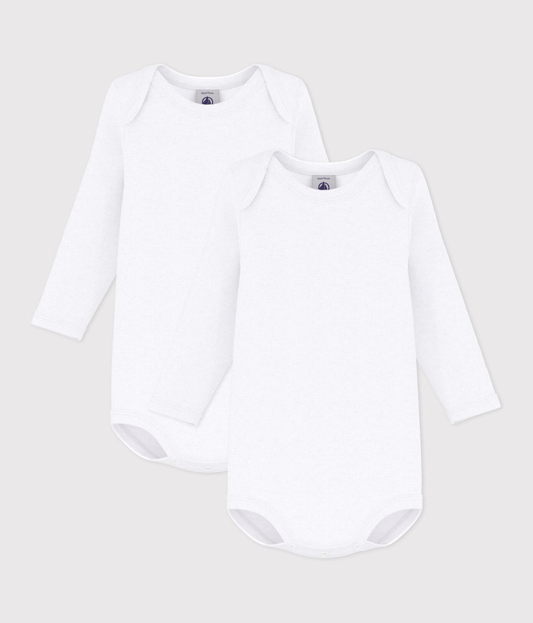 2er Set langärmlige Baby-Bodys