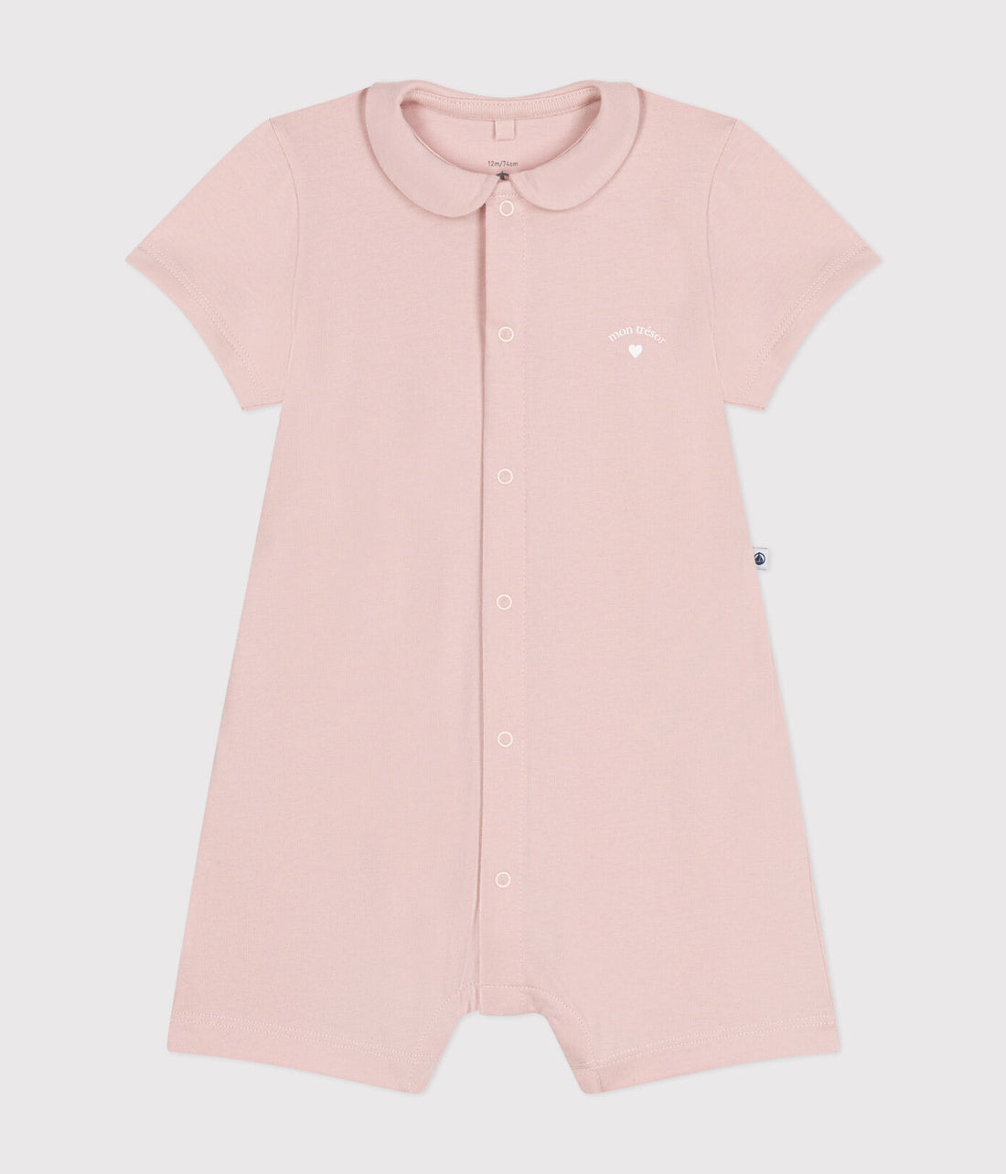 Kurzer Baby-Overall aus leichtem Jersey