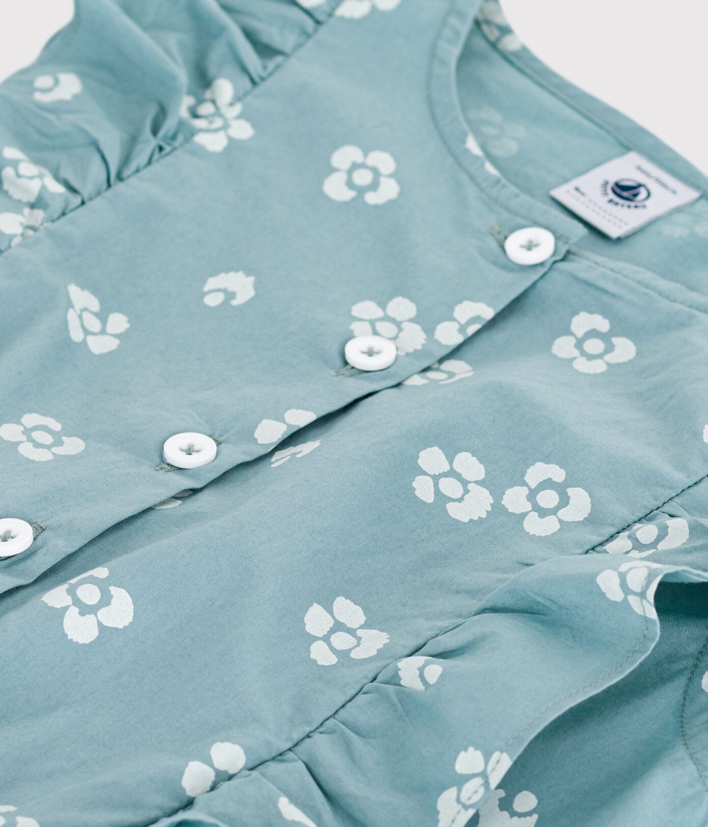 Ärmelloser Kinder-Overall mit Blumenmuster