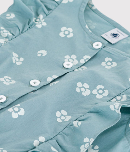 Ärmelloser Kinder-Overall mit Blumenmuster
