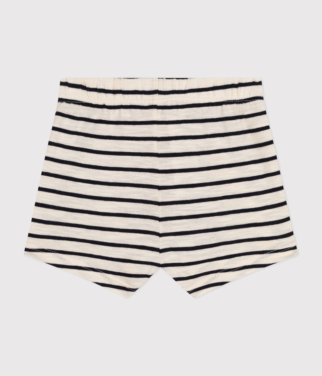 Baby Shorts aus geflammtem Jersey