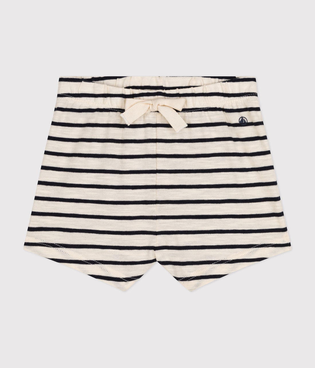 Baby Shorts aus geflammtem Jersey