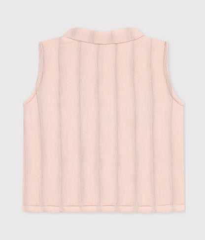 Baby-Weste aus gestepptem Doppeljersey