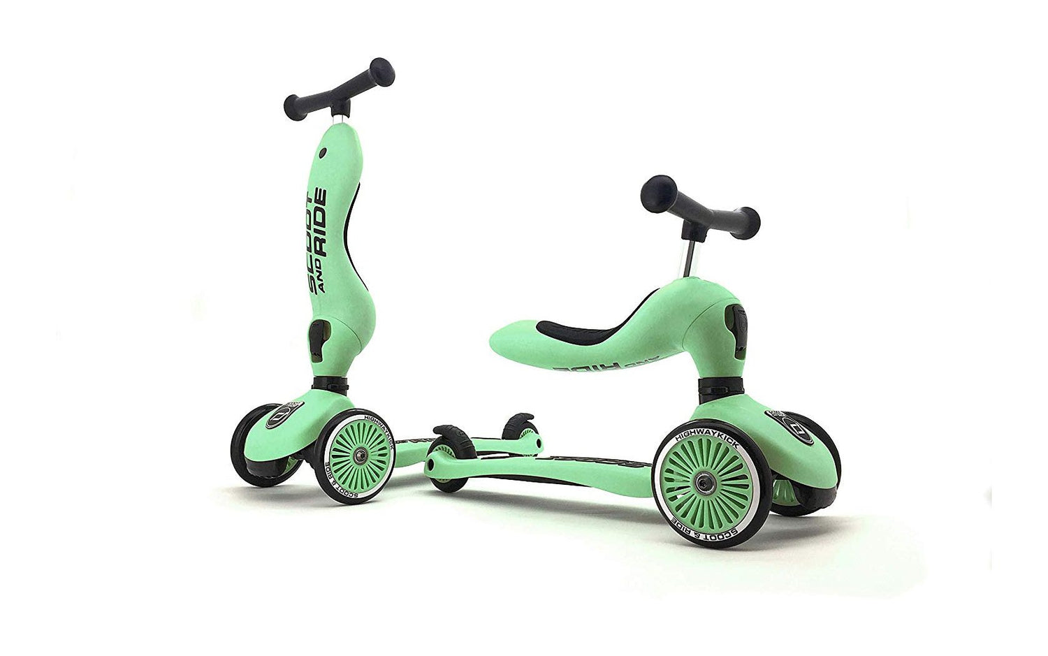 Kinder 2 in 1 Kickboard / Roller - Highwaykick 1 Kiwi