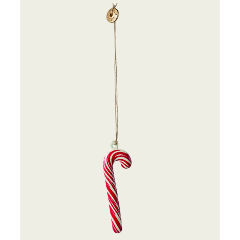 Metallornament, Zuckerstange - Streifen