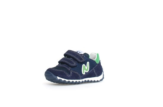 Kinder Sneaker Sammy 2 VL aus Stoff und Veloursleder
