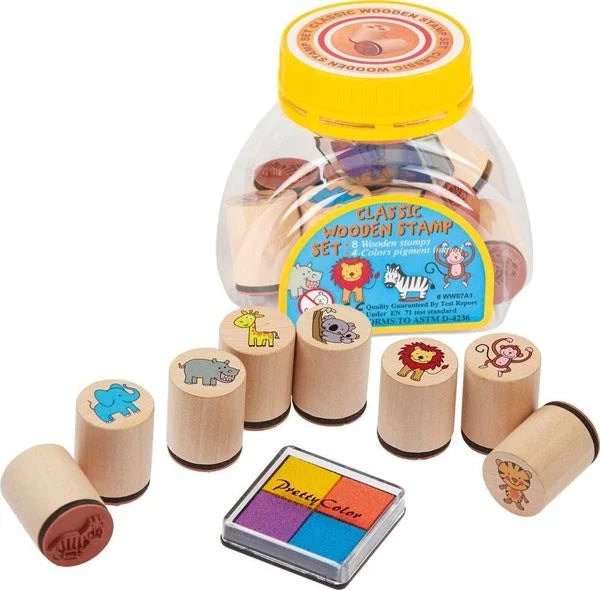 Stempel Wilde Tiere, 8 Stempel