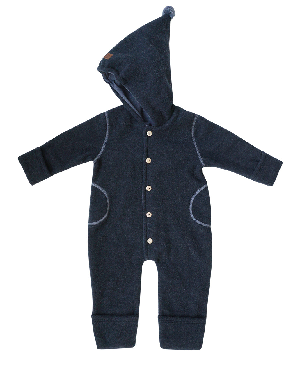 GOTS BABY Overall, Wollfleece