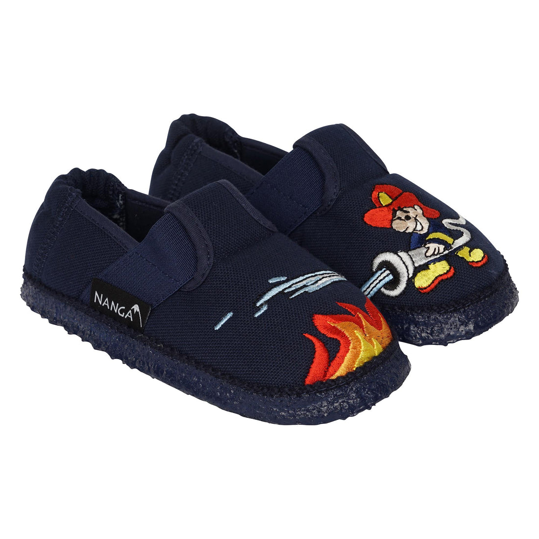 Kinderhausschuhe Feuerwehr