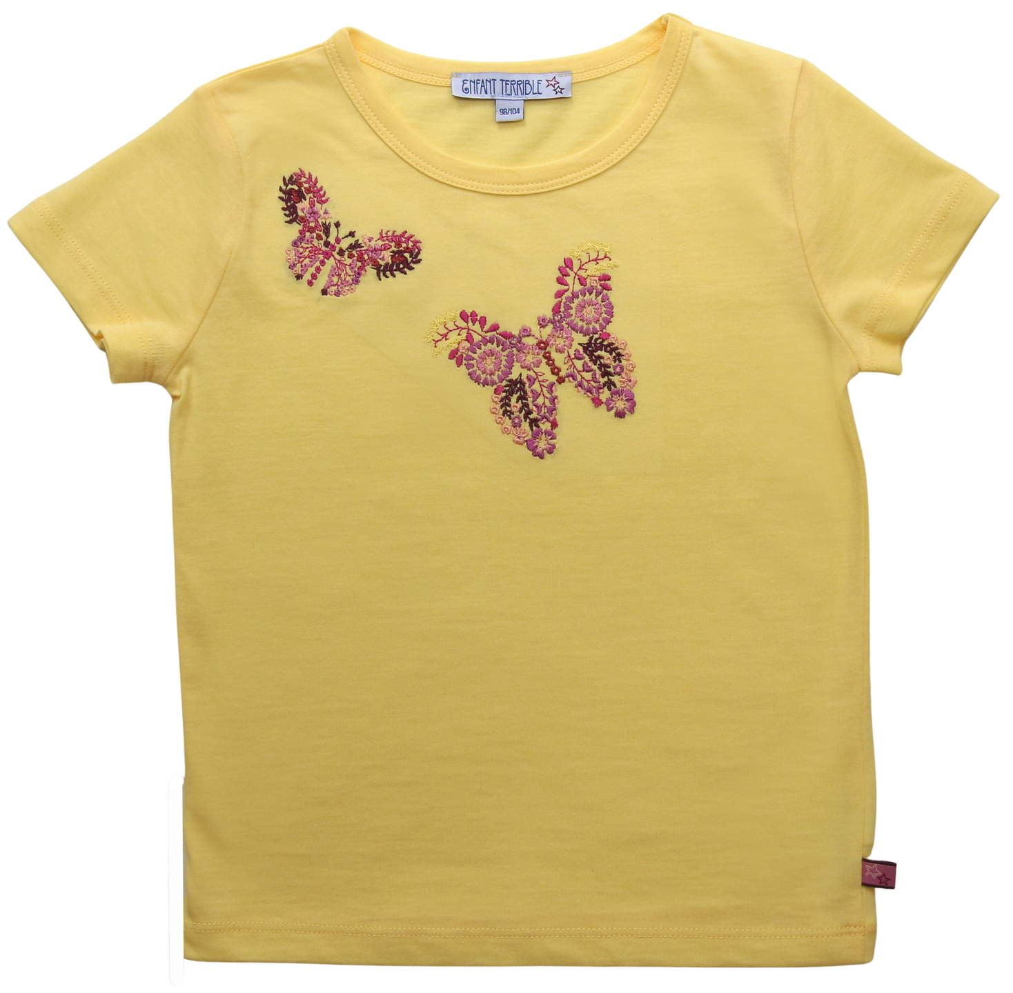T-Shirt Stickerei Schmetterling