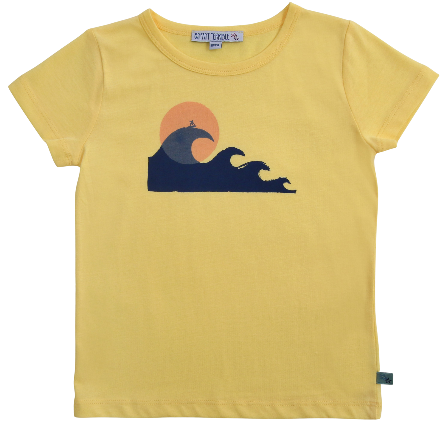 T-Shirt mit Wellenprint