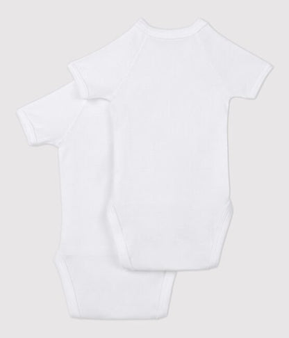 2er-Set kurzärmligen Baby Bodys aus Baumwolle