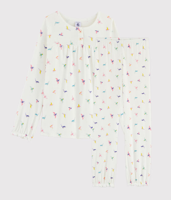 Pyjama aus Baumwolle mit Vogelprint