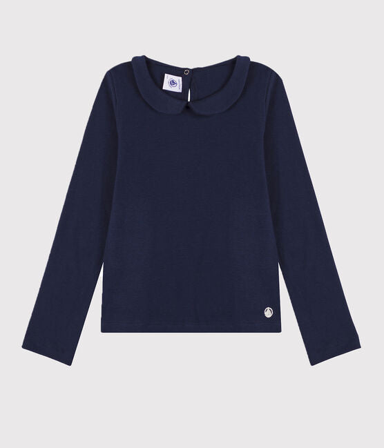 Langärmliges Kinder T-Shirt aus Baumwolle für Mädchen