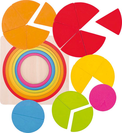 Schichtenpuzzle Kreis