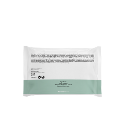 Plastikfreie Feuchttücher auf Basis von Eukalyptus - Plastic Free Baby Wipes