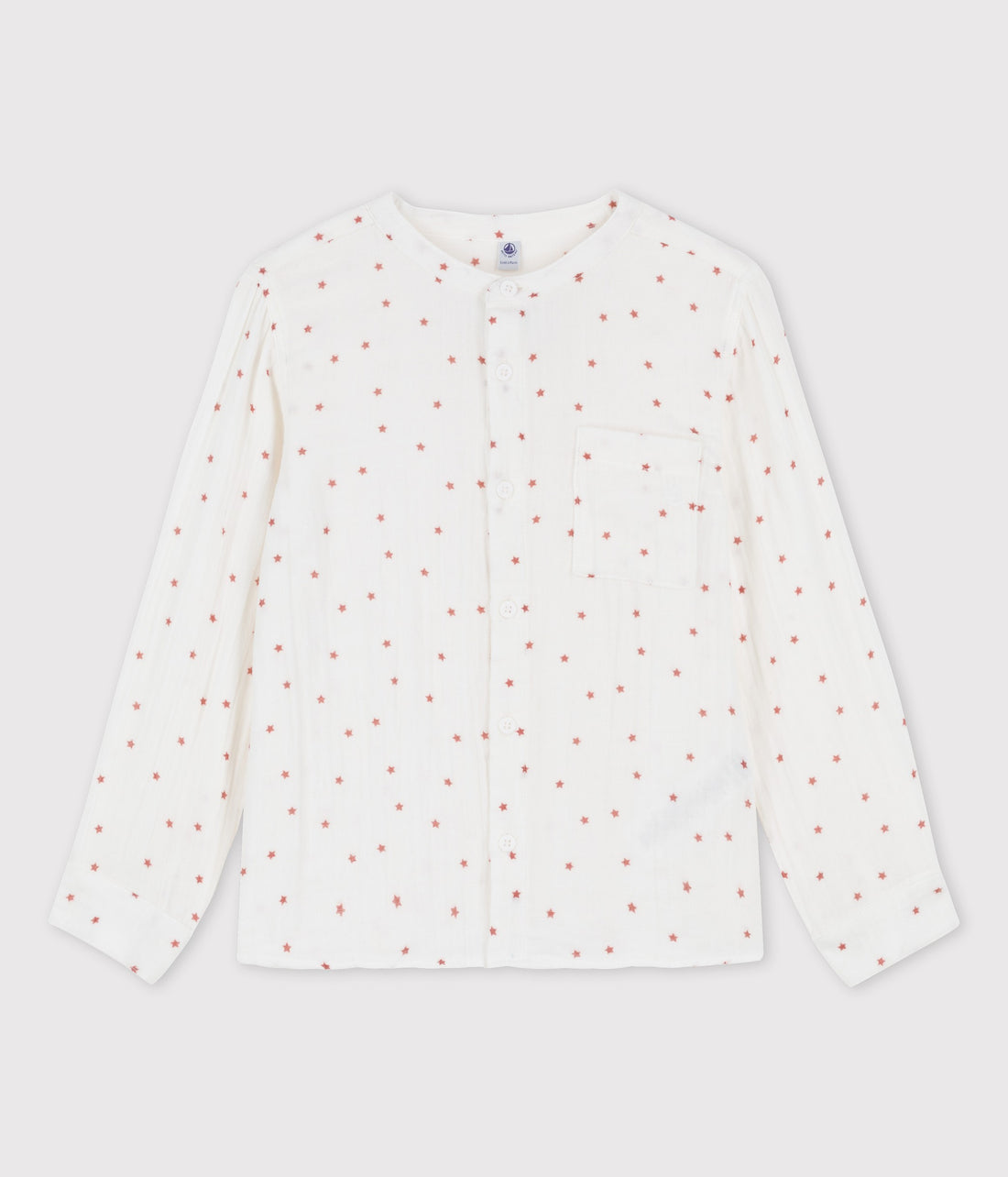 Bluse mit roten Sternchen