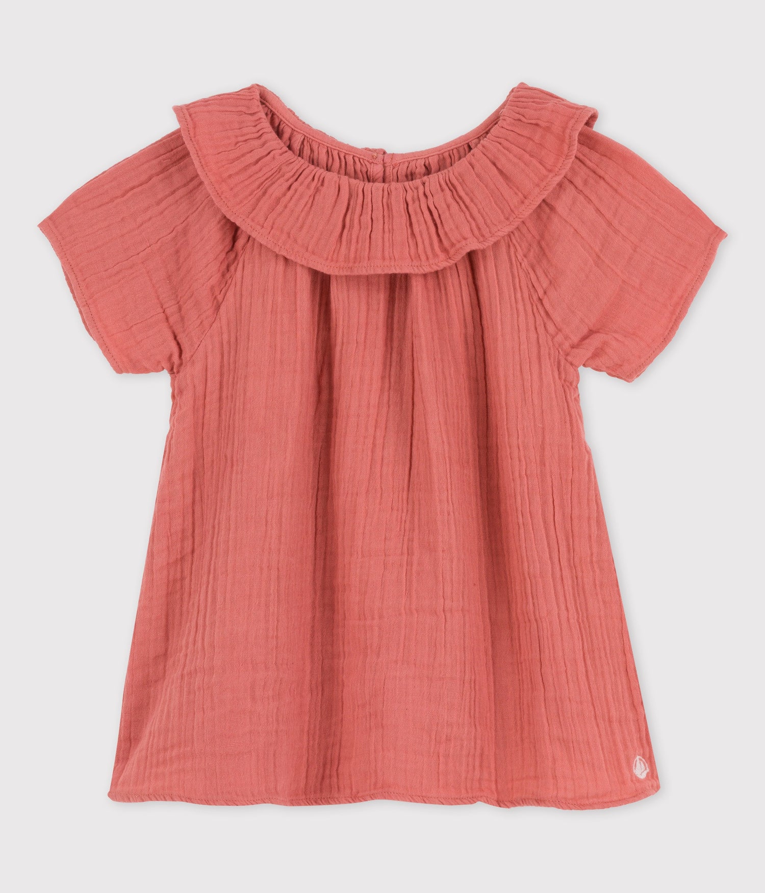 Bluse aus Bio-Baumwollgaze