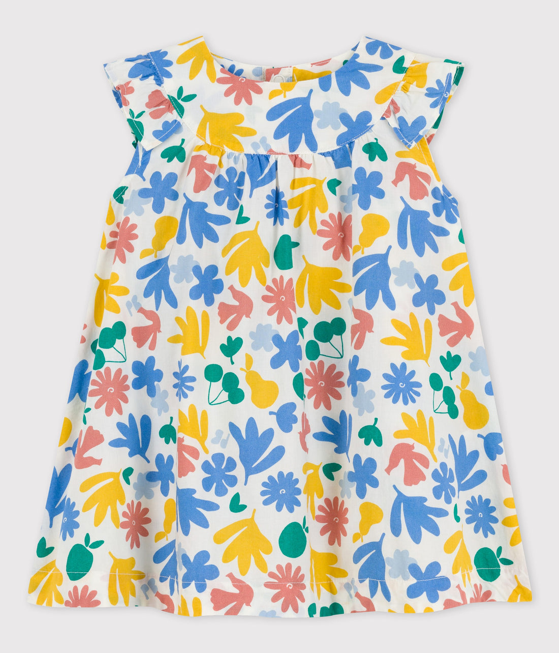 Kurzärmliges farbenfrohes Baby Kleid