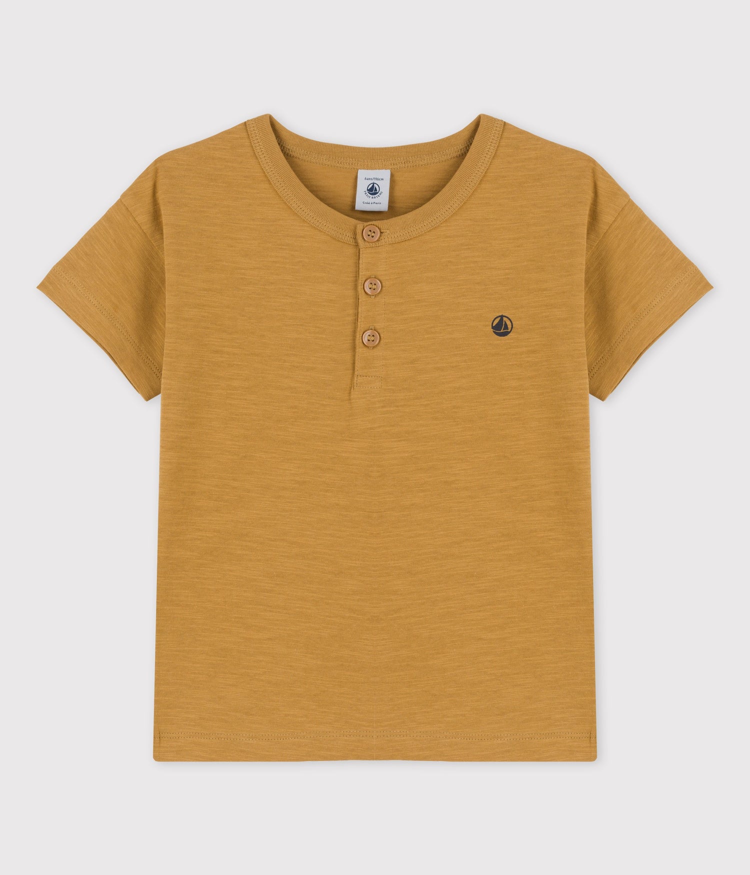 Kurzärmliges Kinder T-Shirt einfarbig