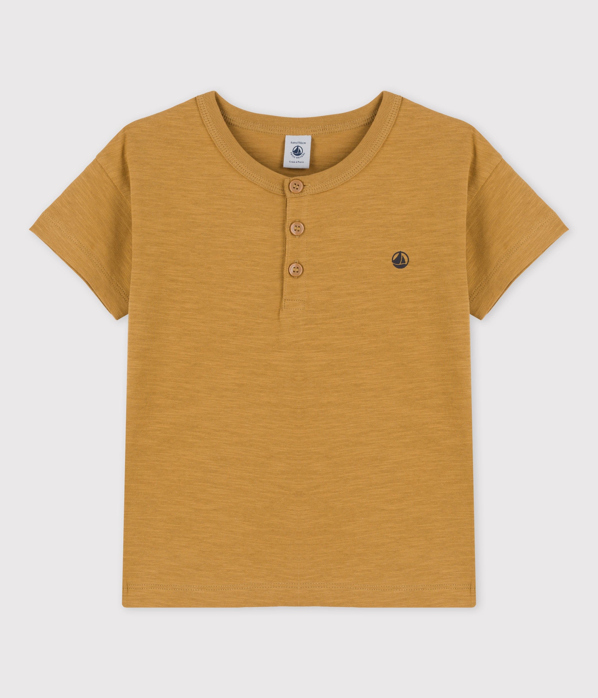 Kurzärmliges Kinder T-Shirt einfarbig