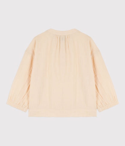Kinderbluse aus Baumwollgaze
