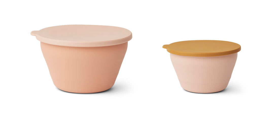 Faltbares Schüssel-Set "Dale" mit Deckeln aus Silikon