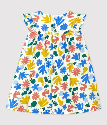 Kurzärmliges farbenfrohes Baby Kleid