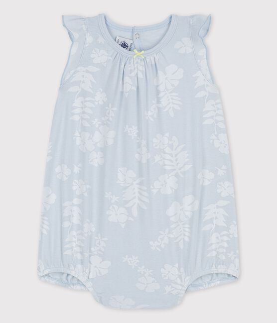 Kurzer Baby-Einteiler aus Baumwolle mit Hawaiimuster